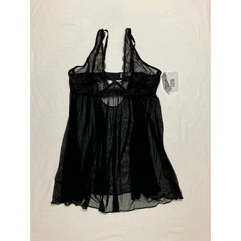 Jezebel Womens Gillian Babydoll Black M