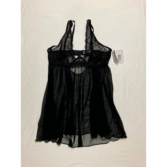 Jezebel Womens Gillian Babydoll Black M