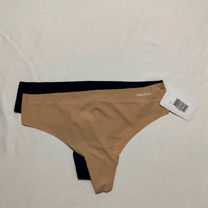 Calvin Klein Invisibles Thong 2 Pck Panty Multicolor M