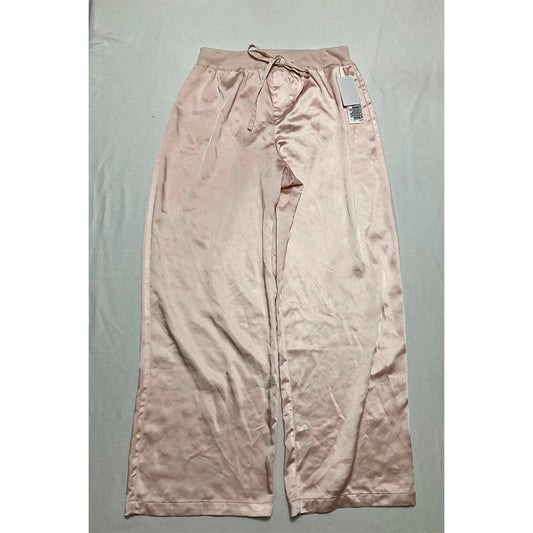 Aqua Satin Only Pants Pajama Pink L