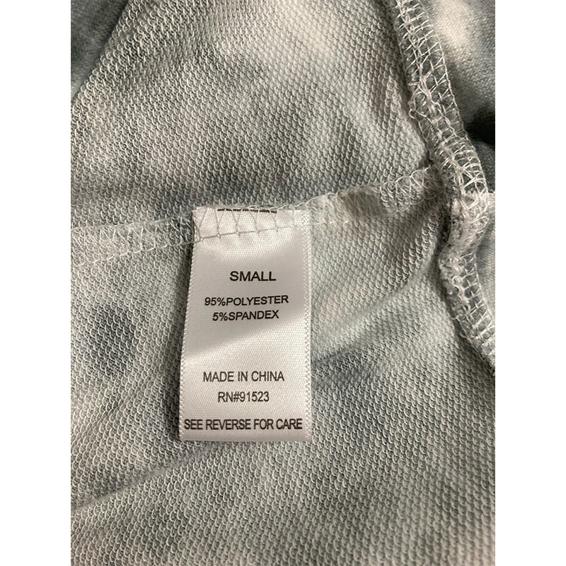 Roudelain Printed Wide-Band Sweatshirt Only Pajama Top White S
