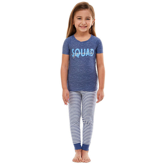 Roudelain Squad Goals Matching Toddler Family Pajama Set Blue 2T