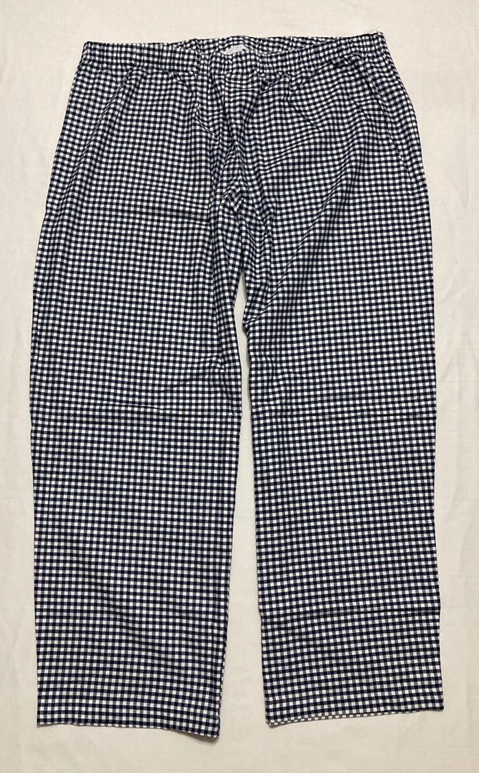 CHARTER CLUB Women's XS Cotton Flannel Pajamas Gingham Check XXL