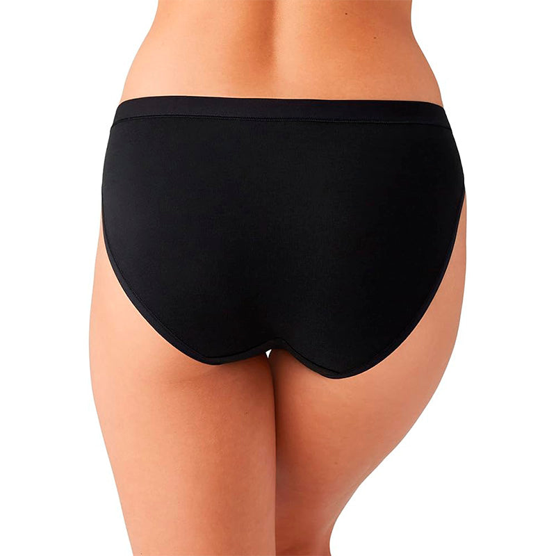 NWD Wacoal Women's Understated Cotton Bikini Panty BLACK S