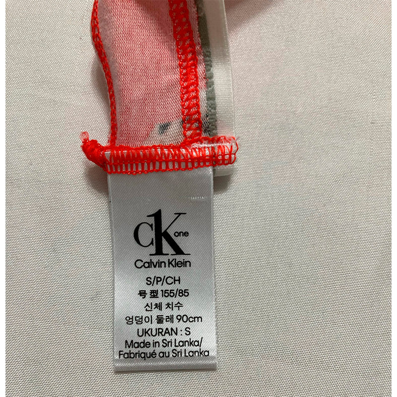Calvin Klein Cotton Singles Thong Underwear Red S