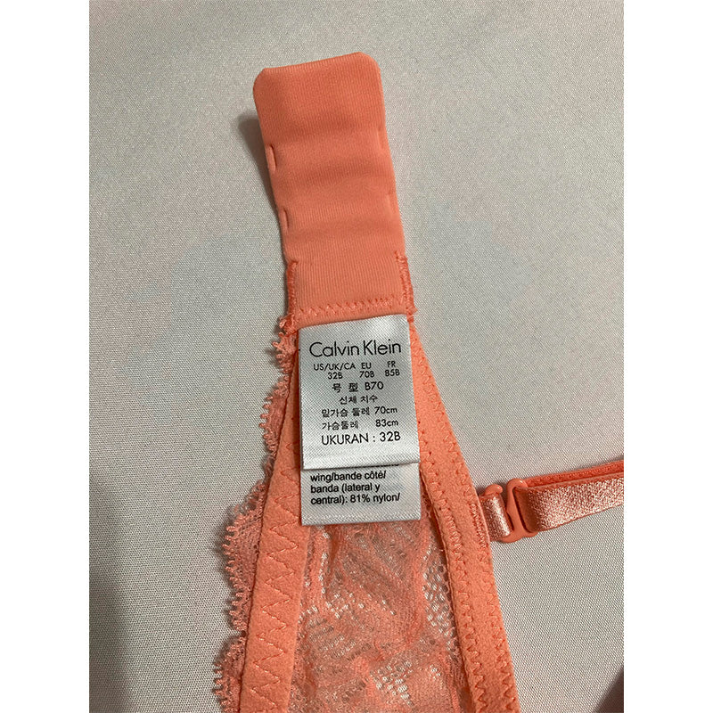 Calvin Klein underwear  Seductive Comfort Demi Bra Fruit Center Orange 32B