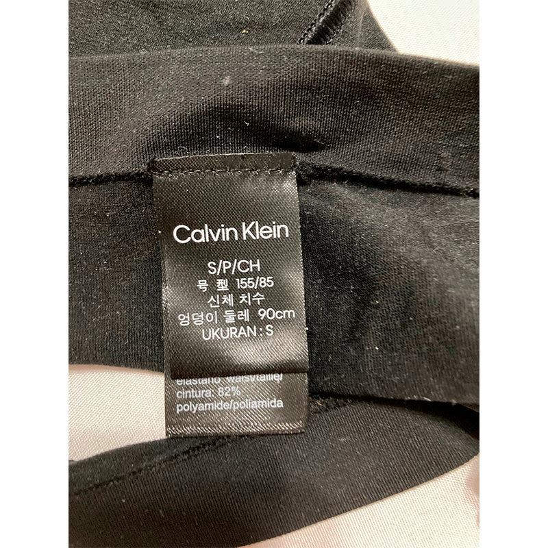 Calvin Klein Women's Bonded Flex Thong Black S