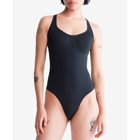 Calvin Klein Bonded Flex Bodysuit Black XL