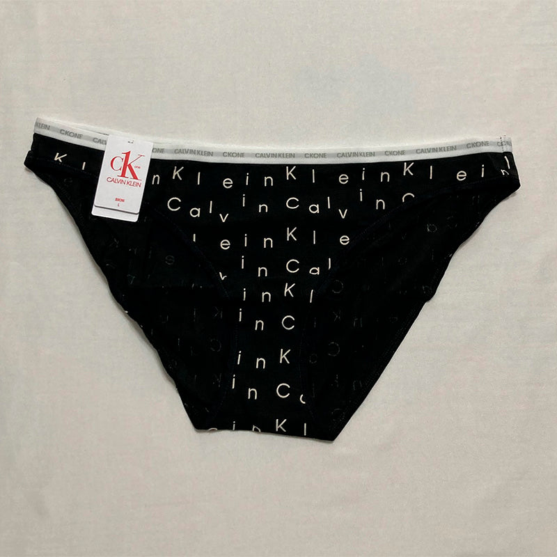 Calvin Klein Ck One Cotton Singles Bikini Underwear Black L