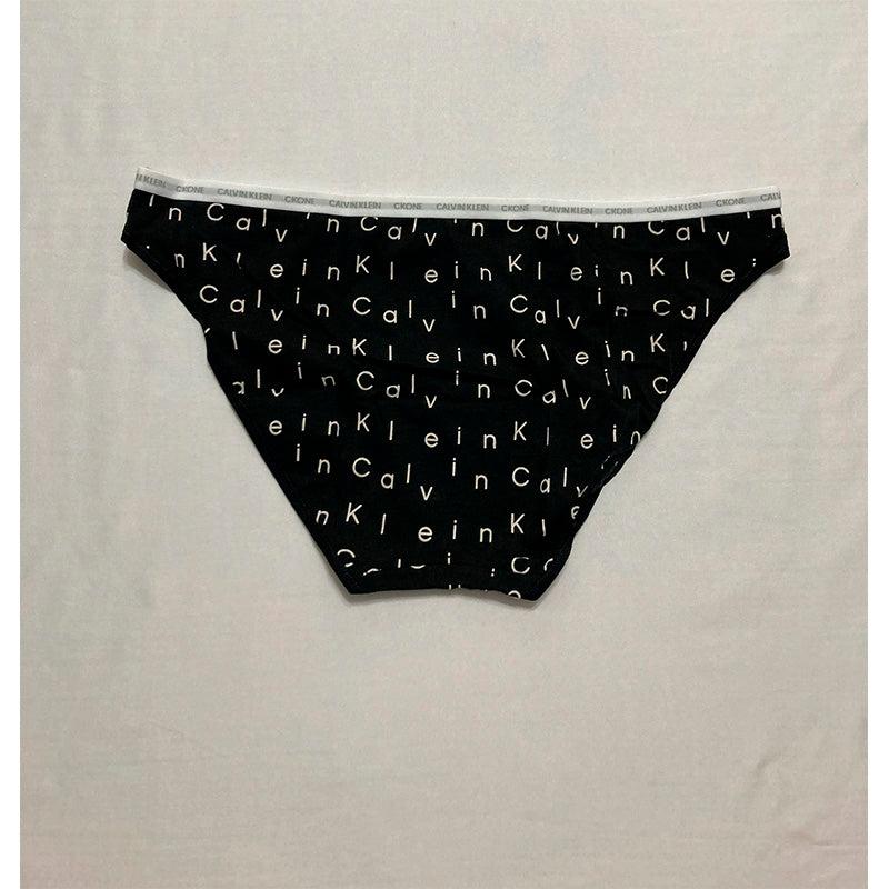 Calvin Klein Ck One Cotton Singles Bikini Underwear Black L