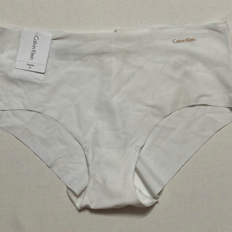 Calvin Klein Women's Invisibles Hipster Multipack Panty White M