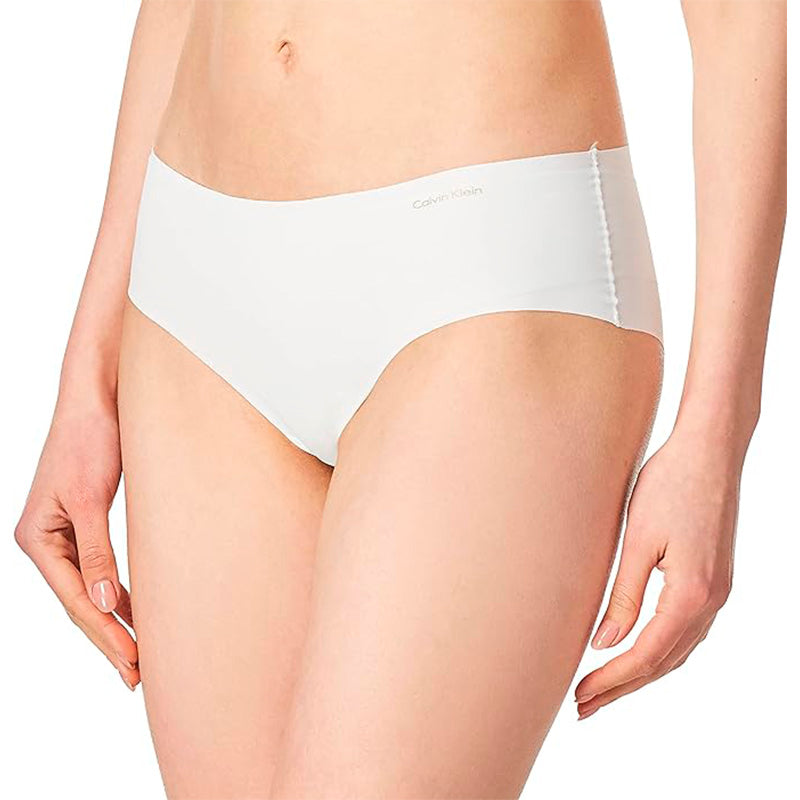 Calvin Klein Women's Invisibles Hipster Multipack Panty White M