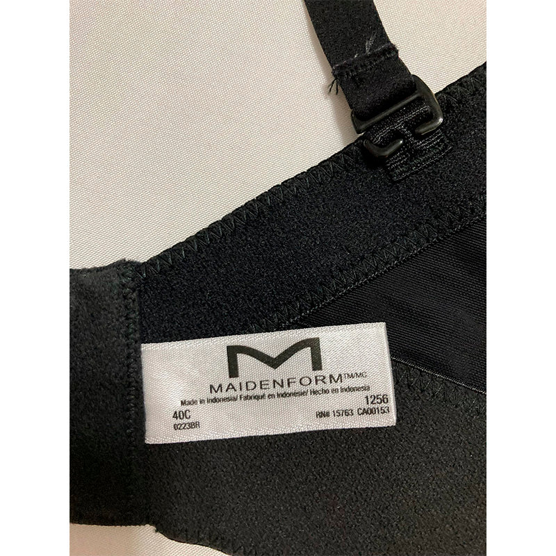 Maidenform Shaper With Built-in Bra & Anti-staticshapewear bodysuits Black 40C