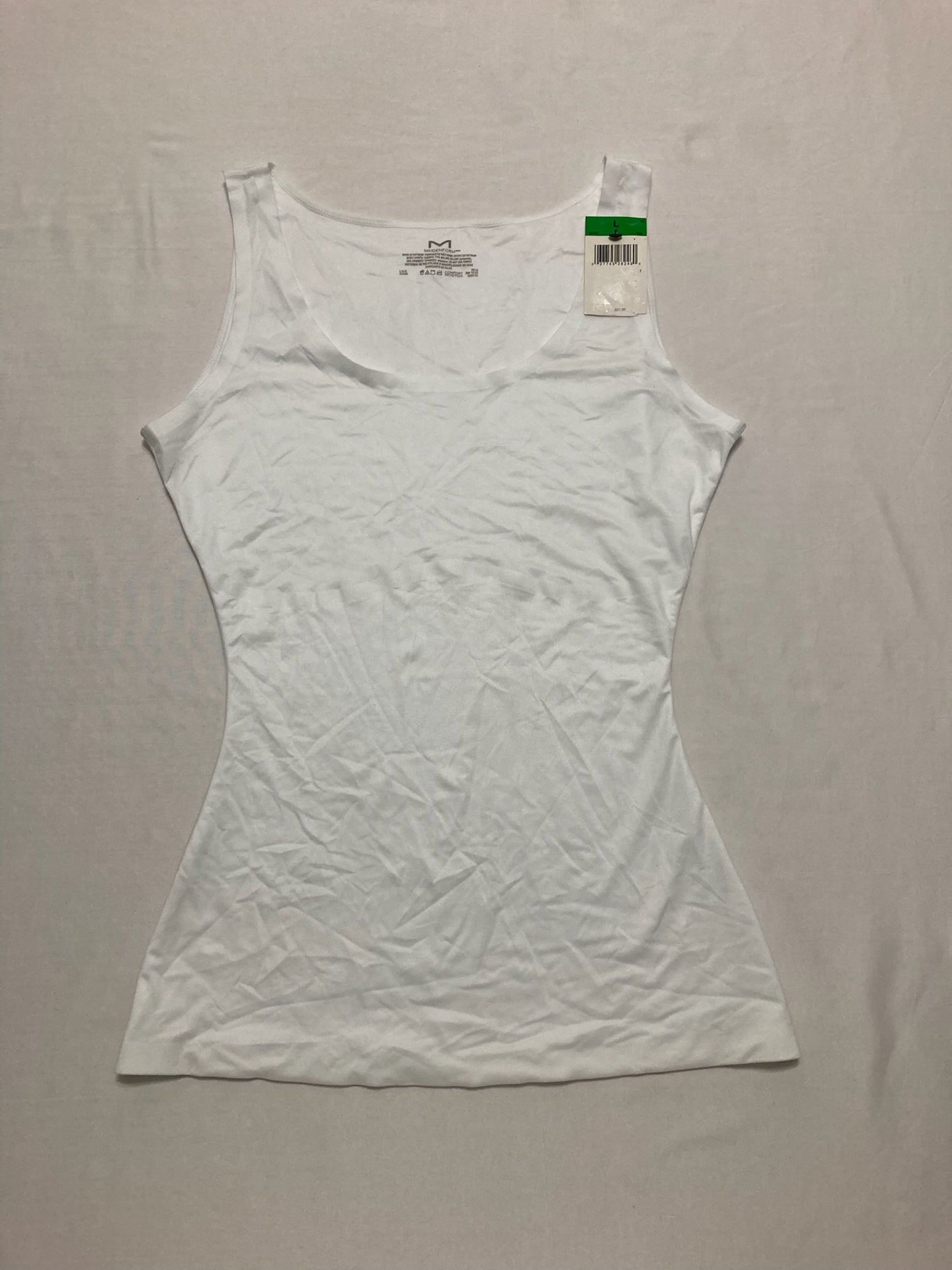 Maidenform Comfort Devotion Cami Fl2018 shapewear tops White L