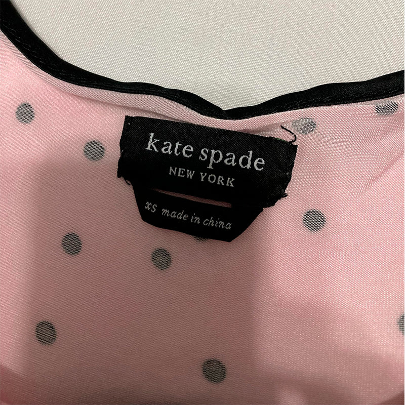 kate spade new york Chemise Scattered Pink Dot XS
