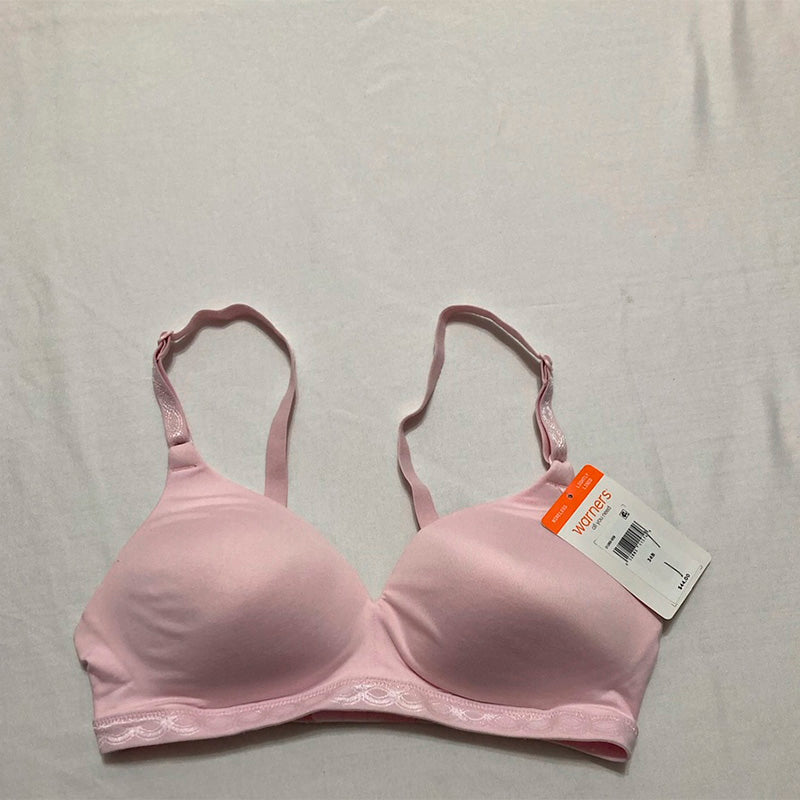 Warner's Super Soft Wireless Lightly Lined Comfort Bra Pale Pink 34B
