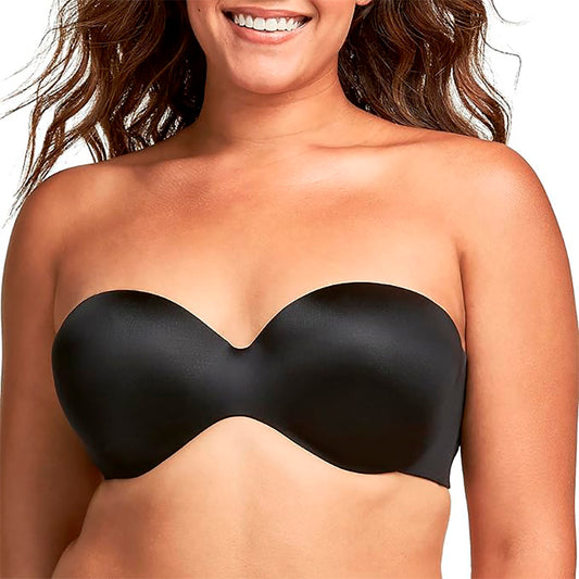 Maidenform Smooth Strapless Extra Coverage Black 36D