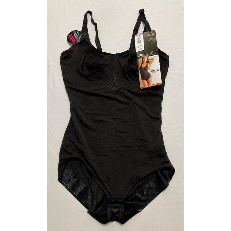 Miraclesuit Extra Firm Sexy Sheer Shaping Bodybriefer Black 42D