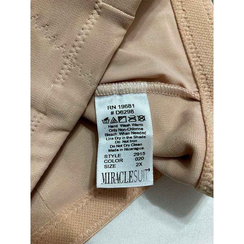 Miraclesuit  Shapewear Hi-Waist Brief Underwear Nude 2XL