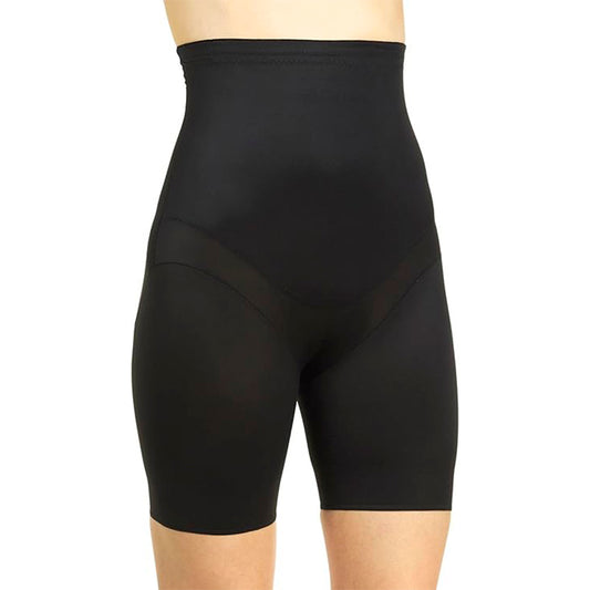 Miraclesuit Shapewear Flexible Fit Firm Control High-Waist Thigh Slimmer Black S