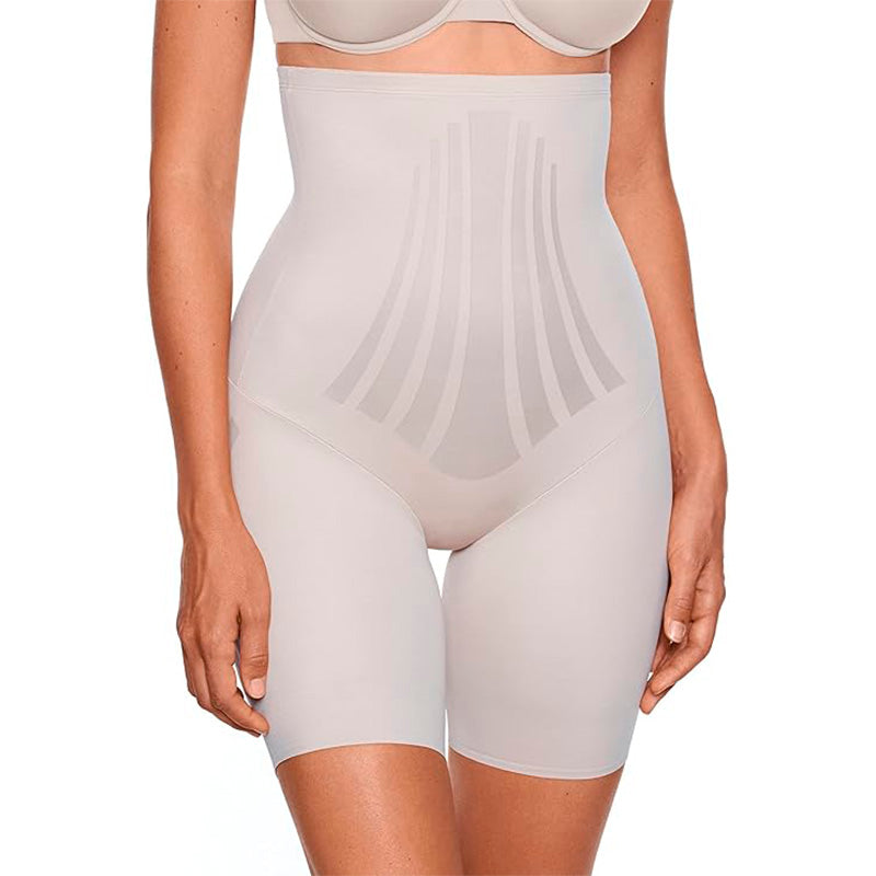 Miraclesuit Extra Firm Lycra Fit Sense High-Waist Thigh Slimmer Warm Beige L