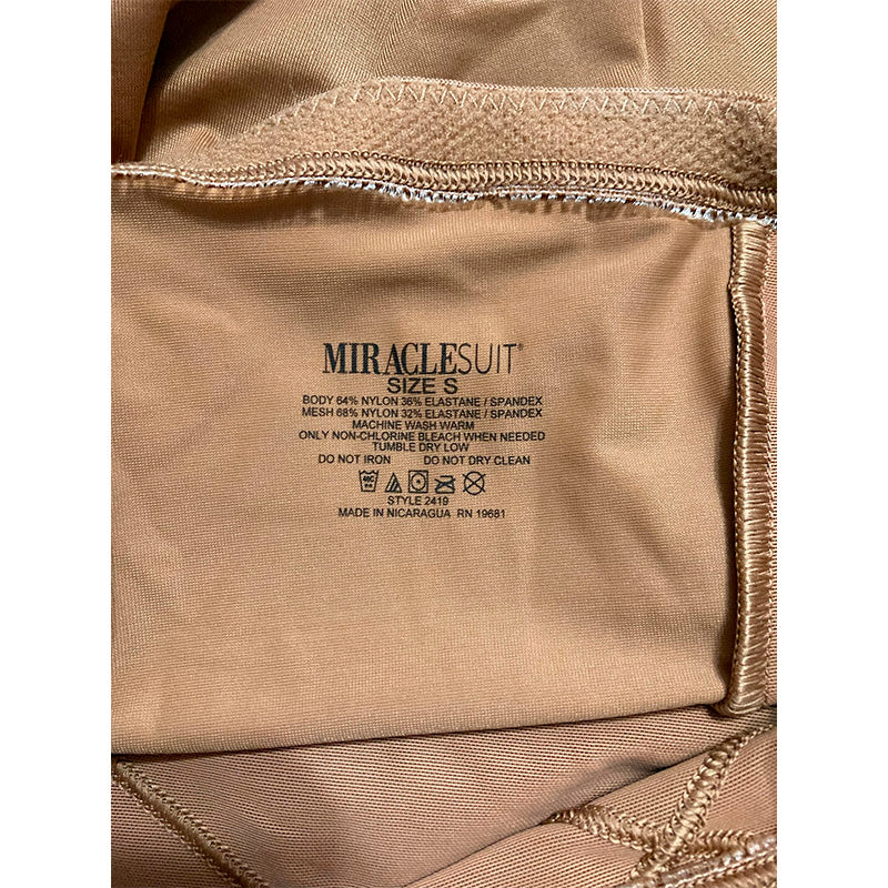 Miraclesuit Tummy Tuck High-Waist Thigh Slimmer Brown S
