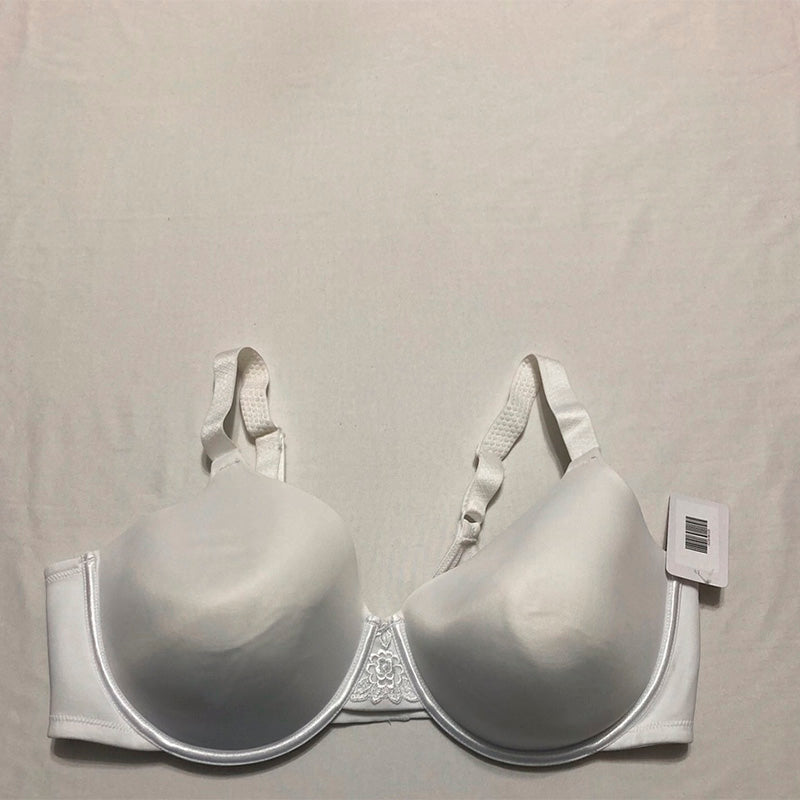 Vanity Fair Full Figure Beauty Back Smoothing Bra Underwire White 42DD
