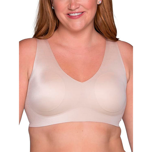Vanity Fair Beyond Comfort Sleek and Smooth Wireless Bra Nude M