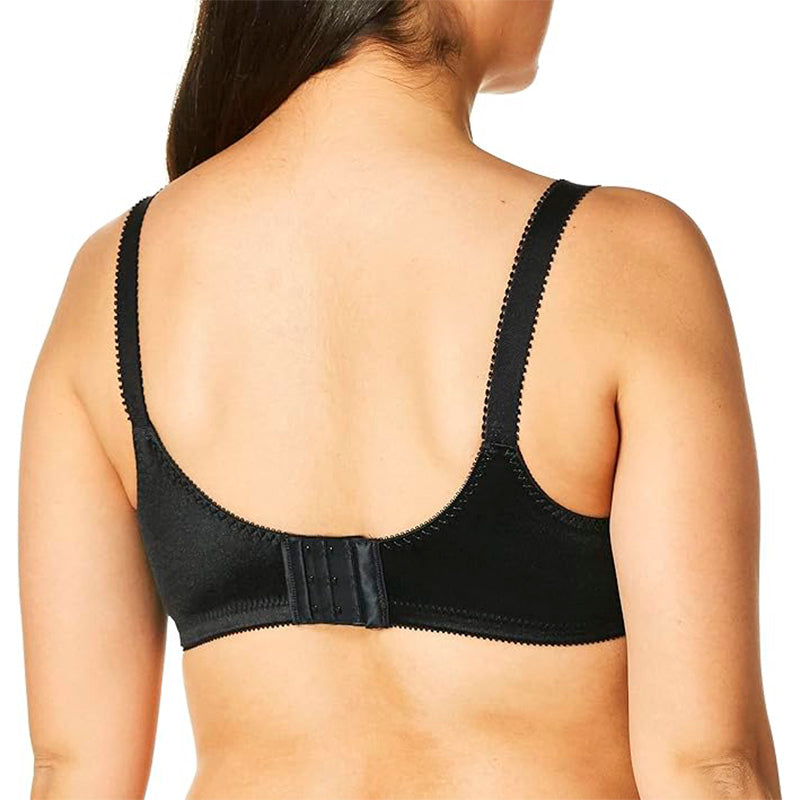 Bali Double Support Wire-Free Bra Black 36B