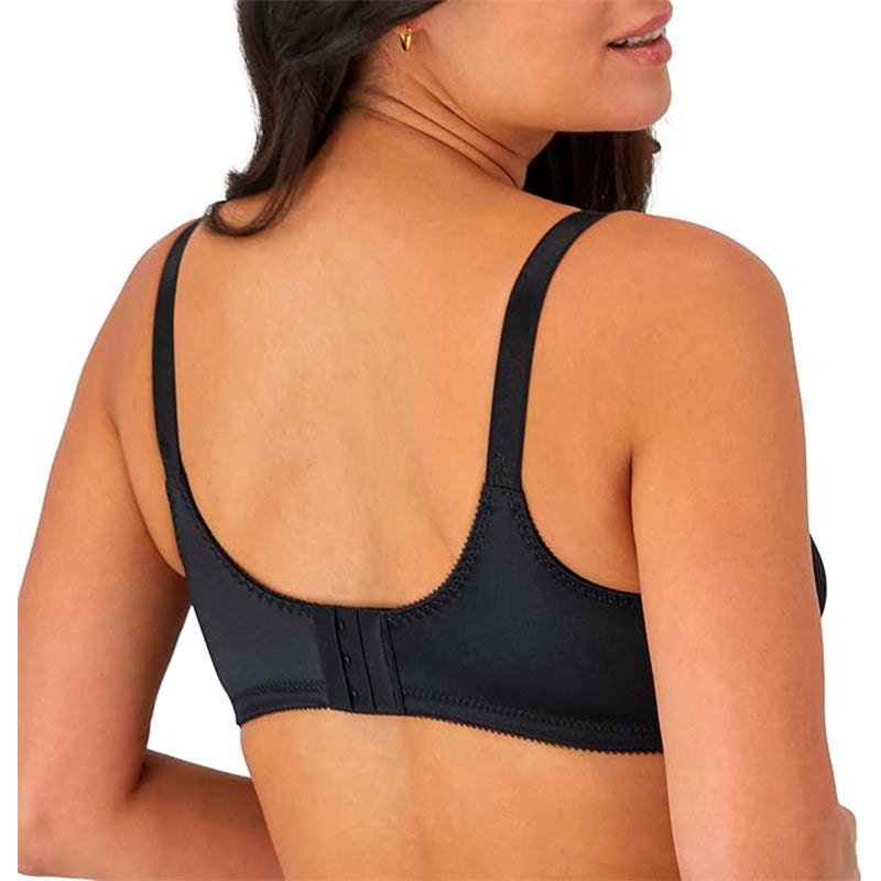 Bali Womens Double Support Wireless Bra Black 34C