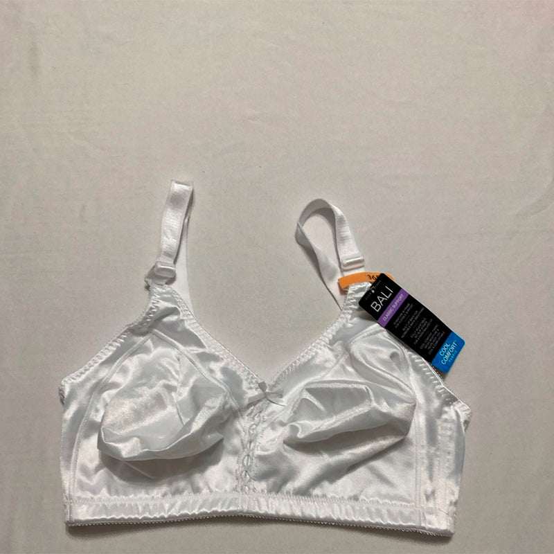 Bali Womens Double Support Wireless Bra White 36DD