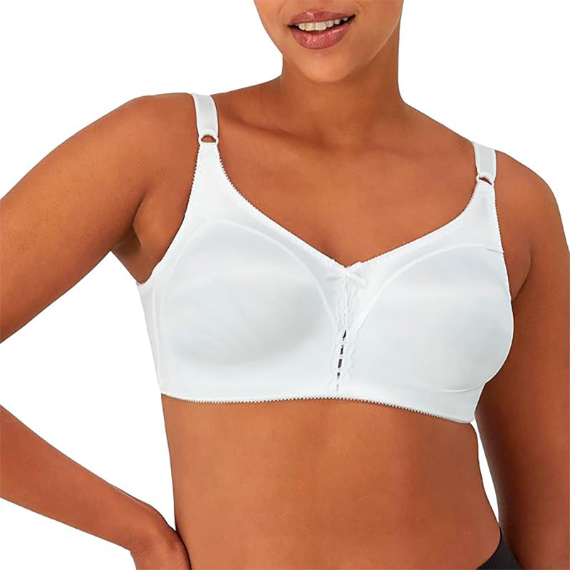Bali Womens Double Support Wireless Bra White 36DD