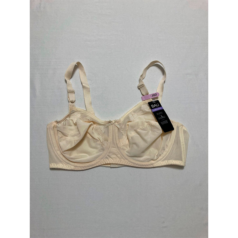 Bali Flower Underwire Bra Light Beige 38D