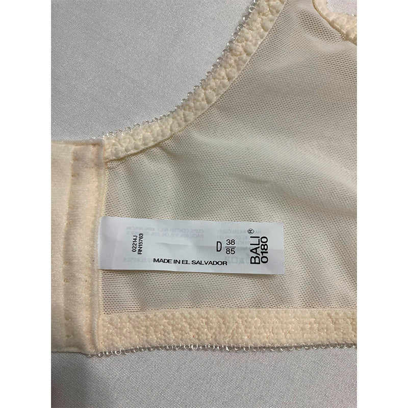 Bali Flower Underwire Bra Light Beige 38D