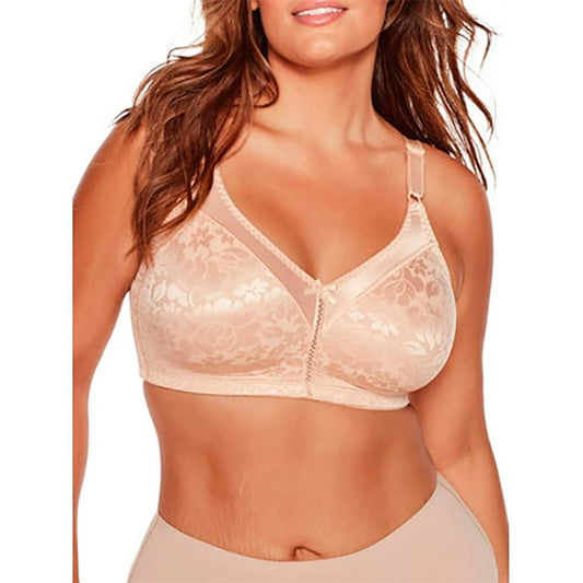 Bali Double Support Wireless Bra Straps Full-coverage Bras Soft Taupe 38DD