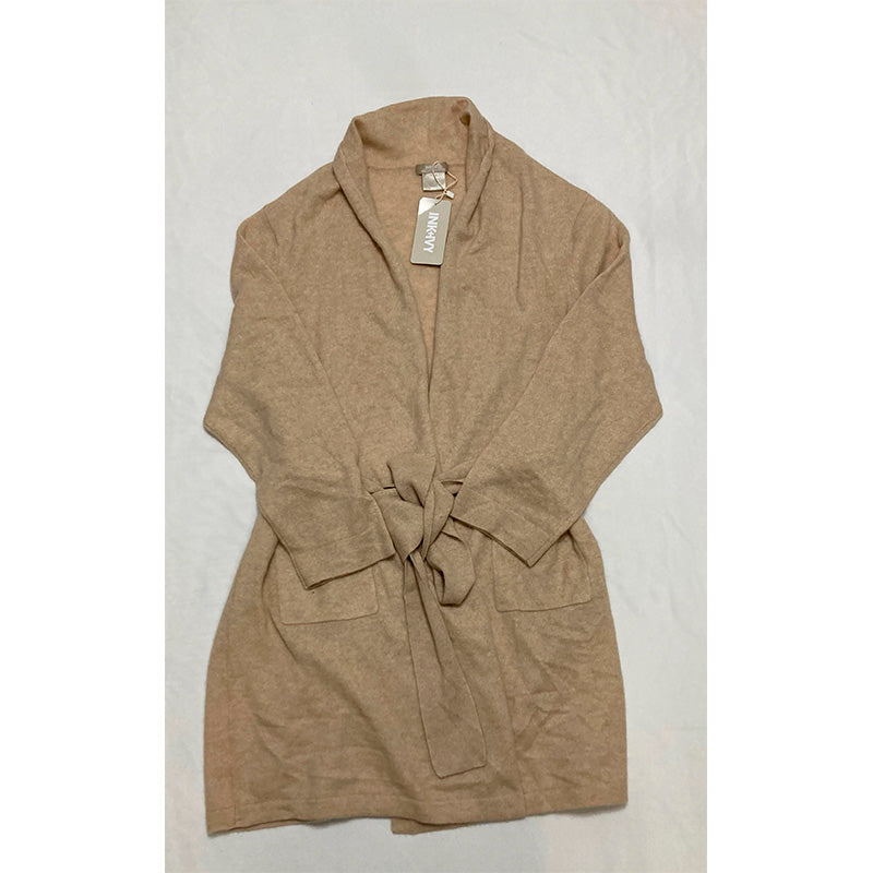 Ink+Ivy Cashmere Robe Oatmeal XL