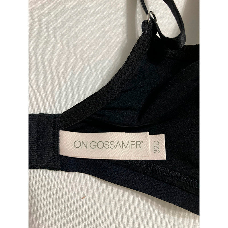 OnGossamer womens Next to Nothing Micro Wireless T Shirt Bra Black 32D