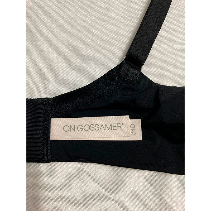 OnGossamer Sleek Micro Everyday T-Shirt Bra Bra Black 34D