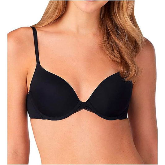 OnGossamer Women's Sleek Micro Everyday T-Shirt Bra Black 36D