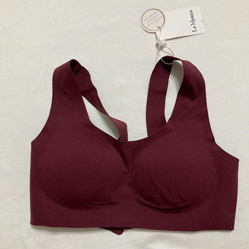 Le Mystere Smooth Shape Wire-Free Bralette S Dark Cherry