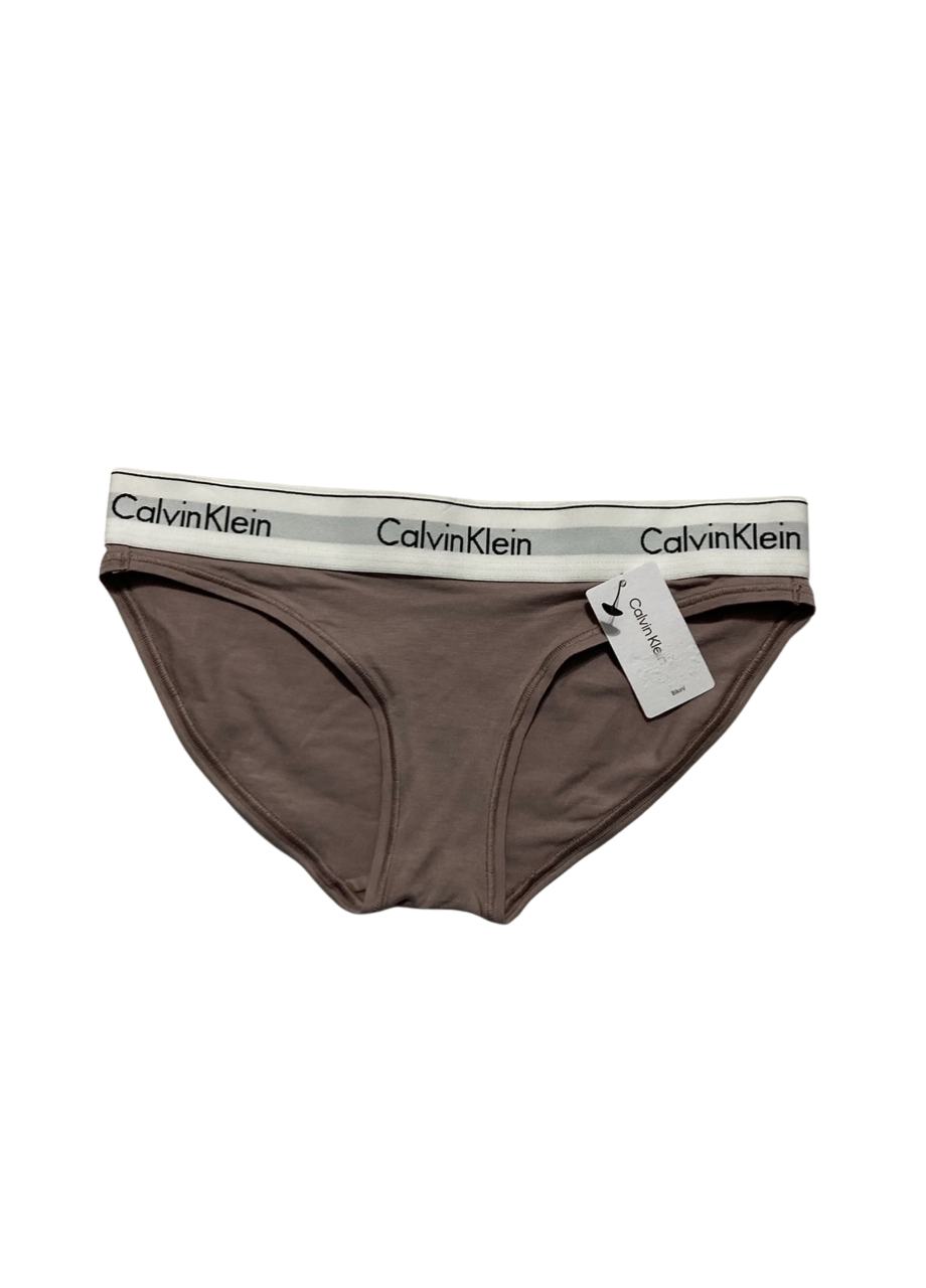 CALVIN KLEIN Modern Cotton Stretch Bikini Panty BROWN