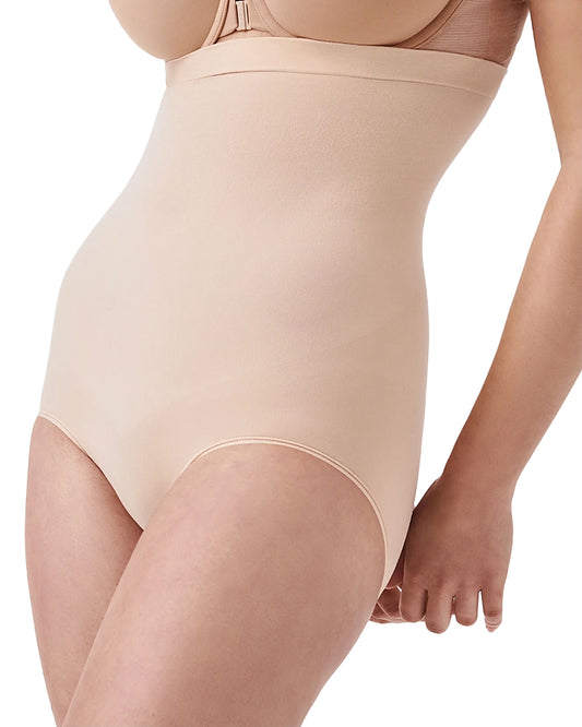 SPANX Everyday Seamless Shaping High-Waisted Brief NUDE M