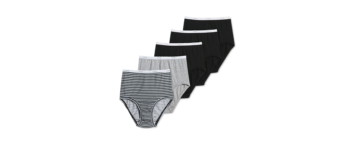 JOCKEY Classics Cotton 5 Pack Brief Underwear ASSORTED 6