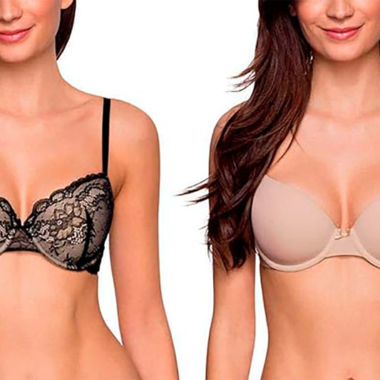 DORINA 2 Pack Chloe Cup Light Padded Underwire Multicolor 34DD