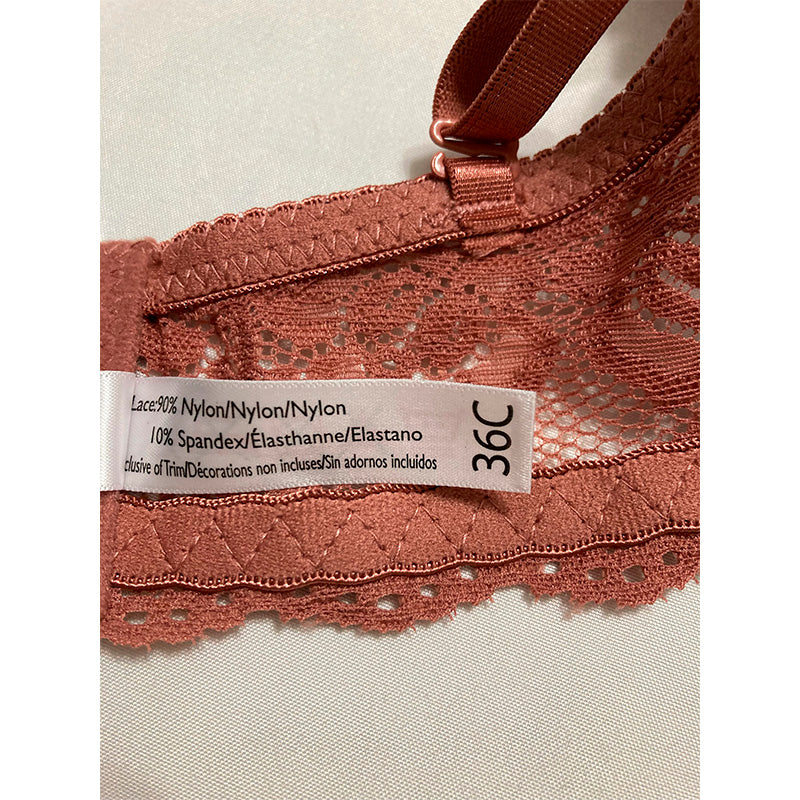 Curve Necessities 2 Pack Bras Covertible With Lace Multicolor 36C