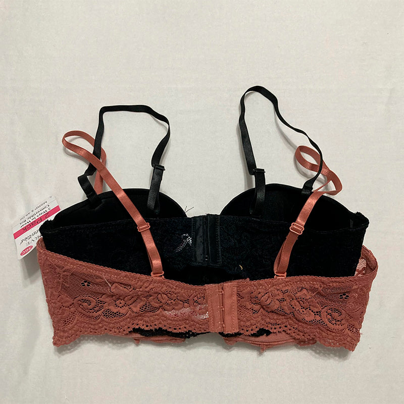 Curve Necessities 2 Pack Bras Covertible With Lace Multicolor 36C