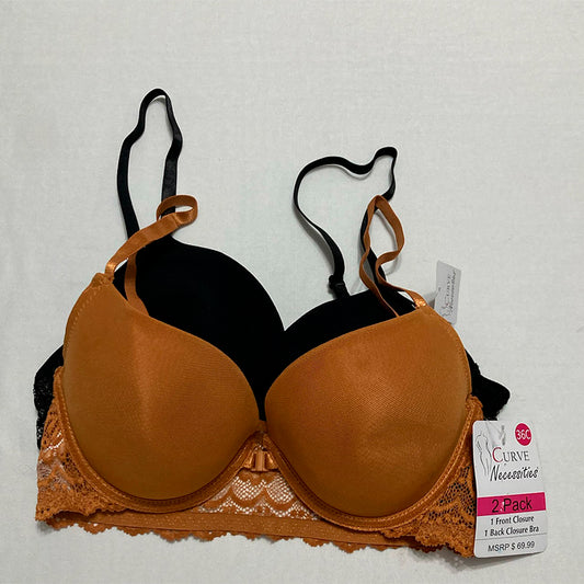 Curve 2 Pack Bra Multicolor 36C