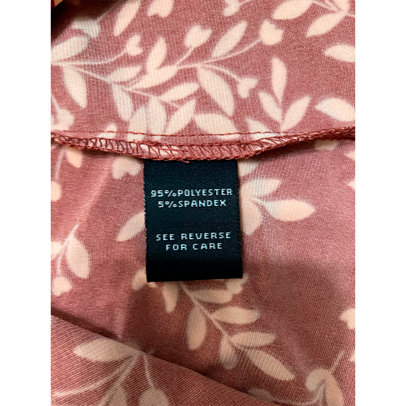 MSK PETITE Dress Burgundy Floral PL