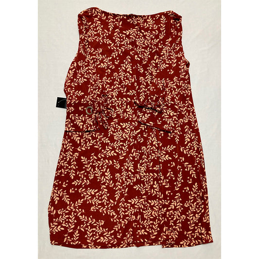 MSK PETITE Dress Burgundy Floral PL