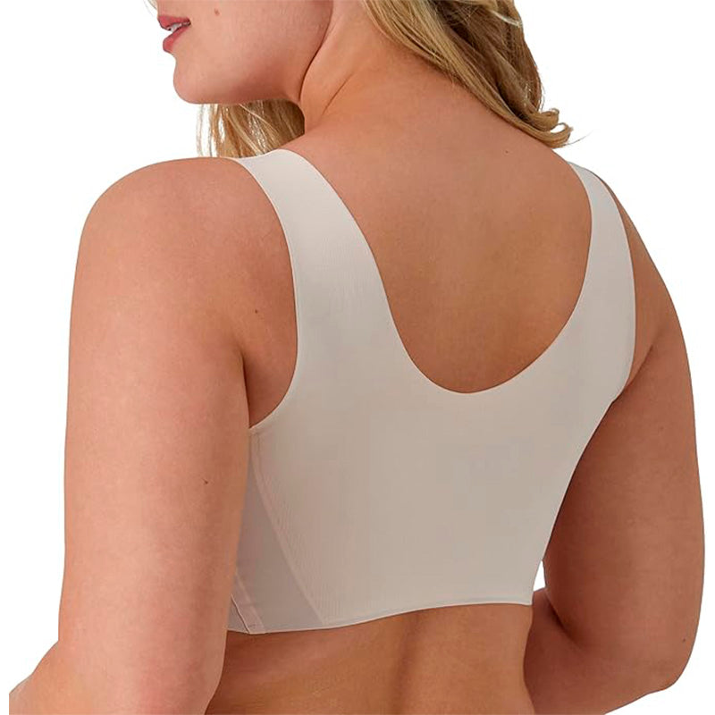 Bali Comfort Revolution Easylite Wireless Pullover Wirefree Full Coverage Bra Sandshell M